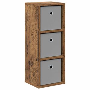 vidaXL Serv&iacute;rovac&iacute; skř&iacute;ň se z&aacute;suvkou Star&eacute; dřevo 25,5 x 22 x 69,5 cm