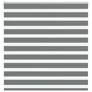 vidaXL Zebra roleta tmavě &scaron;ed&aacute; 150x150cm &scaron;&iacute;řka l&aacute;tky 145,9cm polyester