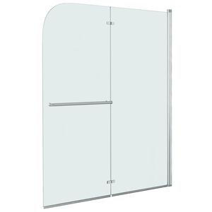 vidaXL Skl&aacute;dac&iacute; sprchov&yacute; kout se 2 panely ESG 120 x 140 cm