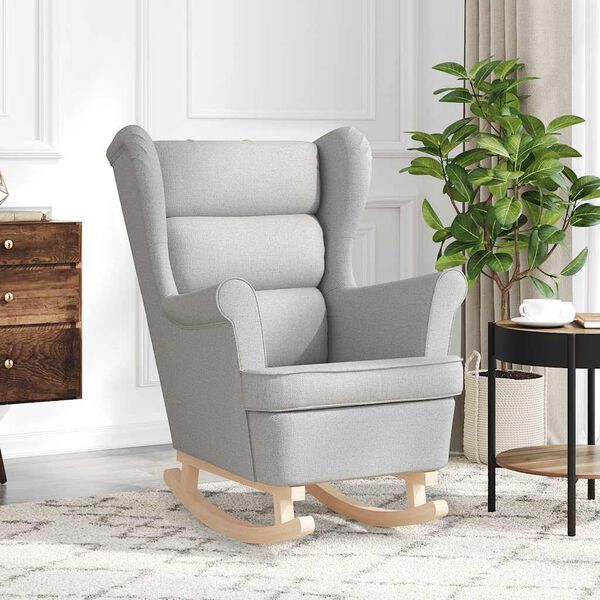 vidaXL Houpac&iacute; křeslo obl&aacute;čkově &scaron;ed&eacute; 74 x 90 x 102 cm textil