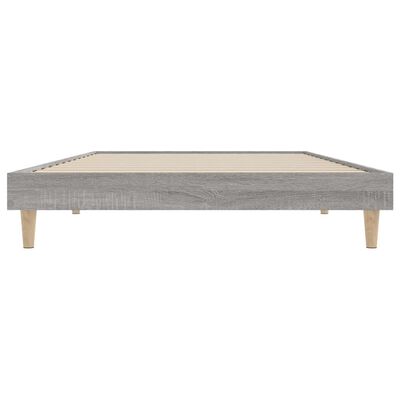 vidaXL Rám postele šedý sonoma 100 x 200 cm kompozitní dřevo