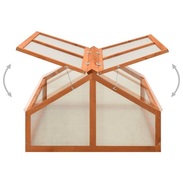 vidaXL Sklen&iacute;k 120 x 80 x 50 cm jedlov&eacute; dřevo