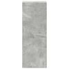 vidaXL Stohovateln&eacute; knihovna betonově &scaron;ed&aacute; 30x30x80cm kompozitn&iacute; dřevo