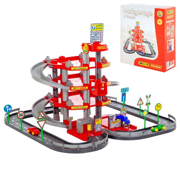 vidaXL 7d&iacute;ln&aacute; parkovac&iacute; gar&aacute;ž se 4 podlaž&iacute;mi 84,5 x 48,5 x 61 cm PP