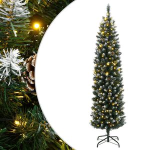 vidaXL Uměl&yacute; &uacute;zk&yacute; v&aacute;nočn&iacute; stromek se 150 LED 120 cm