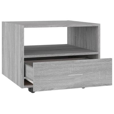 vidaXL Konferenční stolek šedý sonoma 55 x 55 x 40 cm kompozitní dřevo