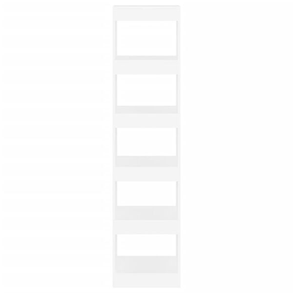 vidaXL Knihovna / dělic&iacute; stěna b&iacute;l&aacute; 40 x 30 x 166 cm