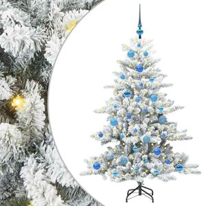 vidaXL Uměl&yacute; Skl&aacute;dac&iacute; V&aacute;nočn&iacute; Strom s stojanem B&iacute;l&aacute; 150 cm PVC a ocel