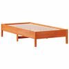 vidaXL Postel bez matrace voskově hněd&aacute; 75 x 190 cm masivn&iacute; borovice
