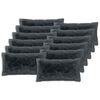 vidaXL Povlak na pol&scaron;t&aacute;ř 12 pcs HEERLEN Antracitov&aacute; 40 x 80 cm