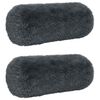 vidaXL Povlak na pol&scaron;t&aacute;ř 2 pcs HEERLEN Antracitov&aacute; &Oslash; 15 x 40 cm