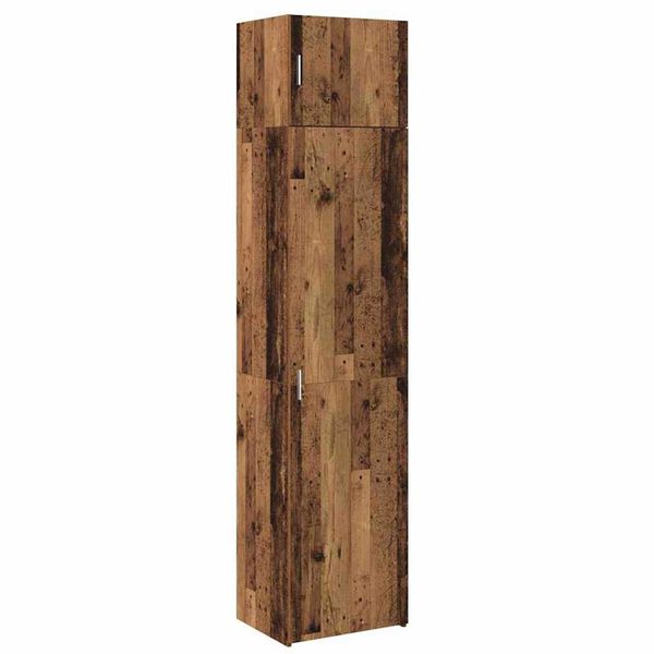 vidaXL Serv&iacute;rovac&iacute; skř&iacute;ň 3 pcs Star&eacute; dřevo