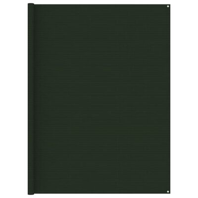 vidaXL Koberec ke stanu 250 x 450 cm tmavě zelený