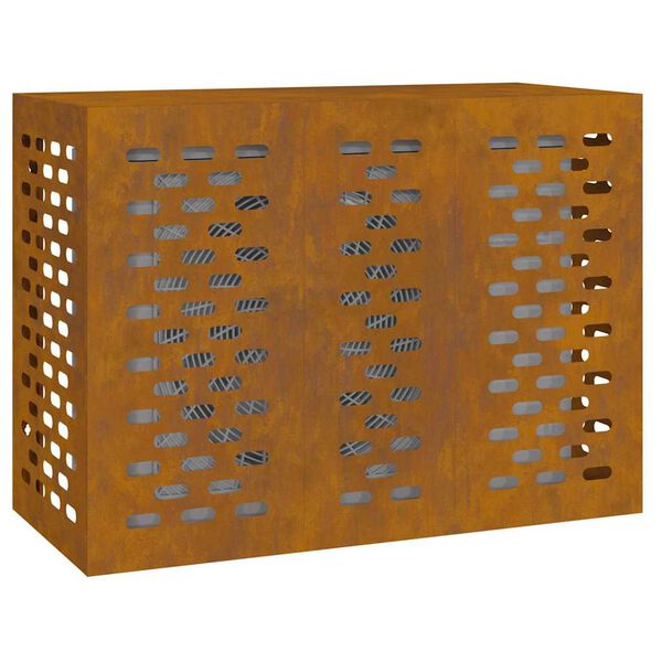 vidaXL Ochrana klimatizace Rezav&aacute; 110 x 50 x 80 cm