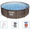 Bestway Baz&eacute;nov&yacute; set Steel Pro MAX Deluxe Series kruhov&yacute; 366 x 100 cm