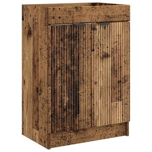 vidaXL Koupelnov&aacute; skř&iacute;ňka pod umyvadlo Star&eacute; dřevo 56 x 37,5 x 81 cm