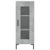 vidaXL Skř&iacute;ň highboard betonově &scaron;ed&aacute; 34,5x34x180 cm kompozitn&iacute; dřevo
