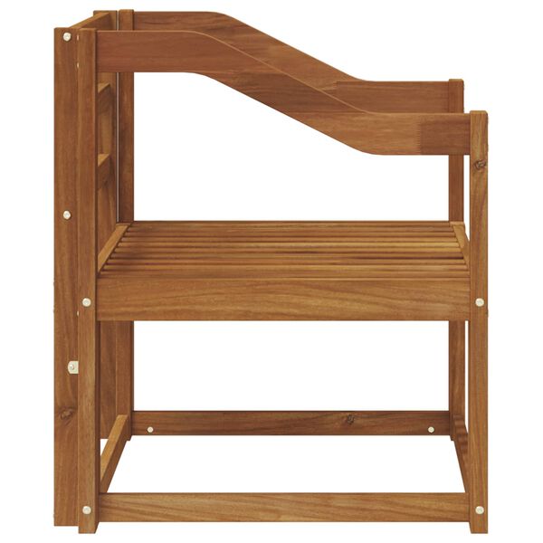 vidaXL Venkovn&iacute; pohovka Masivn&iacute; ak&aacute;tov&eacute; dřevo Př&iacute;rodn&iacute;