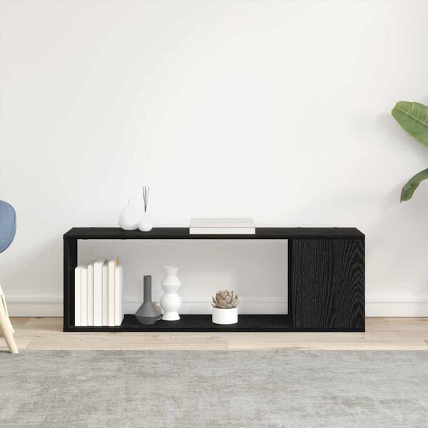 vidaXL Sestava TV skř&iacute;něk Čern&aacute; 100 x 24 x 63 cm kompozitn&iacute; dřevo