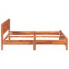 vidaXL R&aacute;m postele masivn&iacute; ak&aacute;ciov&eacute; dřevo 140 x 200 cm