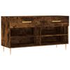 vidaXL Botn&iacute;k kouřov&yacute; dub 102 x 35 x 55 cm kompozitn&iacute; dřevo
