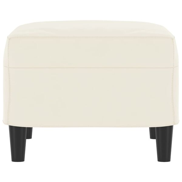 vidaXL Podnožka kr&eacute;mov&aacute; 60 x 50 x 41 cm samet