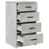 vidaXL Servírovací skříň se zásuvkou Betonová šedá 40 x 41 x 75 cm
