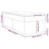 vidaXL Box spring postel s matrac&iacute; tmavě zelen&aacute; 100x200 cm samet