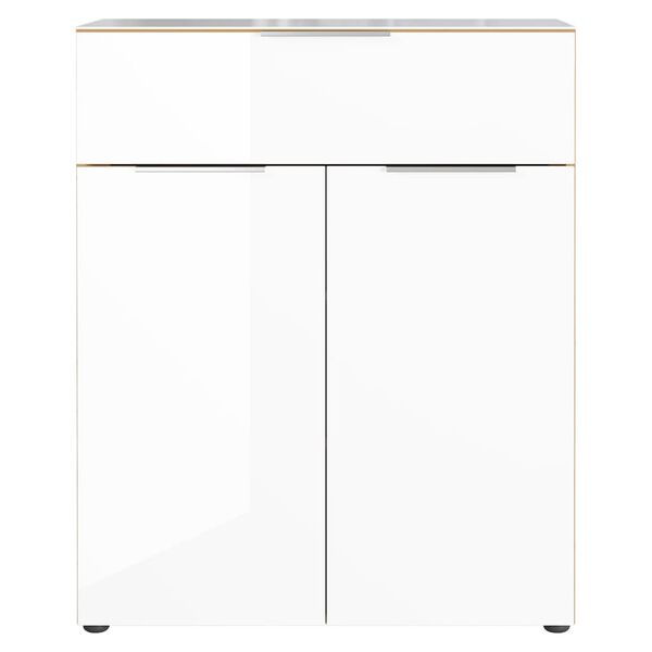 Germania Komoda s 1 z&aacute;suvkou a 2 dv&iacute;řky GW-Oakland b&iacute;l&aacute; a dub