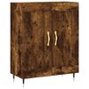 vidaXL Skř&iacute;ň highboard kouřov&yacute; dub 69,5 x 34 x 180 cm kompozitn&iacute; dřevo