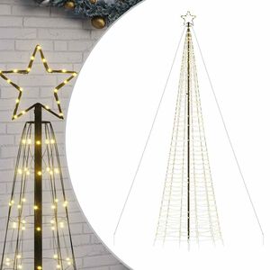 vidaXL LED v&aacute;nočn&iacute; stromek s hroty 1534 tepl&yacute;ch b&iacute;l&yacute;ch LED 500 cm