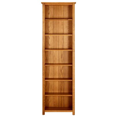 vidaXL Knihovna se 7 policemi 60x22x200 cm masivní dubové dřevo