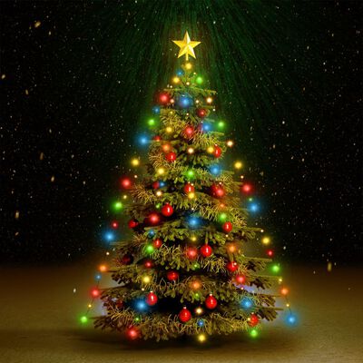 vidaXL Světelná síť na vánoční stromek 180 barevných LED diod 180 cm