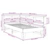 vidaXL Postel s knihovnou bez matrace b&iacute;l&aacute; 75x190 cm masivn&iacute; borovice