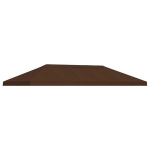 vidaXL Kryt stanu alt&aacute;nu 6 x 3 m Hněd&aacute; Polyester 190