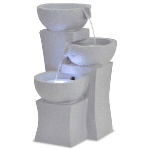 vidaXL Interi&eacute;rov&aacute; font&aacute;na s LED osvětlen&iacute;m, polyresin