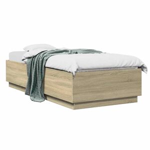 vidaXL R&aacute;m postele Dub sonoma 80 x 200 cm Kompozitn&iacute; dřevo