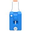 vidaXL N&aacute;drž na vodu na kolečk&aacute;ch na kempov&aacute;n&iacute; 25 l modr&aacute;