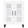 vidaXL Skř&iacute;ň highboard b&iacute;l&aacute; 69,5 x 34 x 180 cm kompozitn&iacute; dřevo