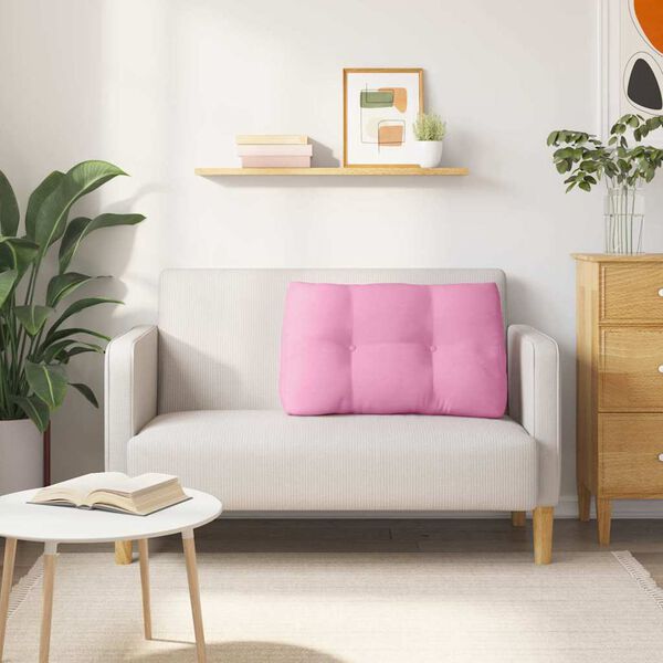 vidaXL Pol&scaron;t&aacute;ř na z&aacute;da Růžov&aacute; 80 x 24 x 50 cm textil