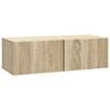 vidaXL N&aacute;stěnn&aacute; TV skř&iacute;ň 98 x 41 x 30 cm Dub sonoma Kompozitn&iacute; dřevo