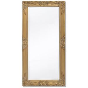 vidaXL N&aacute;stěnn&eacute; zrcadlo barokn&iacute; styl 100 x 50 cm zlat&eacute;