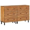 vidaXL Odkl&aacute;dac&iacute; skř&iacute;ňky 2 ks 60 x 33 x 75 cm masivn&iacute; ak&aacute;ciov&eacute; dřevo