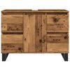 vidaXL Koupelnov&aacute; skř&iacute;ňka pod umyvadlo old wood 80x33x60 cm kompozit
