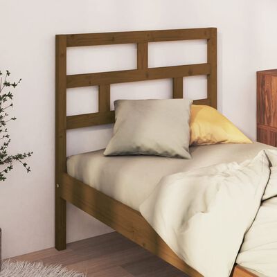 vidaXL Čelo postele medově hnědé 96 x 4 x 100 cm masivní borovice