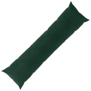 vidaXL Pol&scaron;t&aacute;ř s pol&scaron;t&aacute;řem HEERLEN Tmavě zelen&aacute; 40 x 145 cm Samet