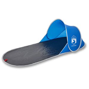 vidaXL Pl&aacute;žov&yacute; stan azurově modr&yacute; pop-up nepromokav&yacute;