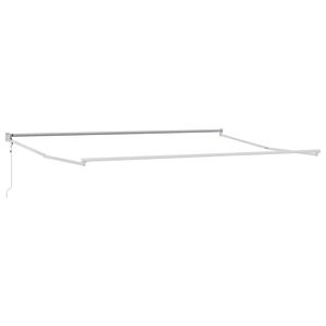 vidaXL Markýza Bílá 5 x 3 m kov