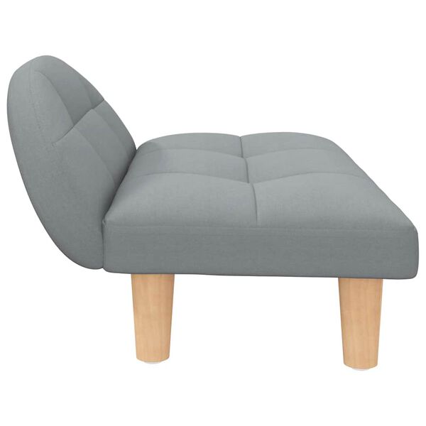 vidaXL Pelíšek pro psy světle šedý 70 x 52 x 30 cm textil