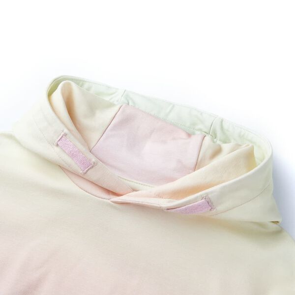 Dětská mikina s kapucí hvězdně bílá 92